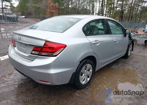 2013 Honda Civic Lx из США, поврежденный, VIN 2HGFB2F51DH562558